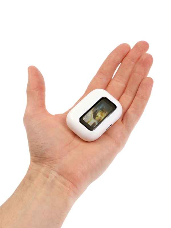 Наушники беспроводные TWS, дисплей, BT5.4, 30/500 мАч, с шумоподавлением, сенсор, белые