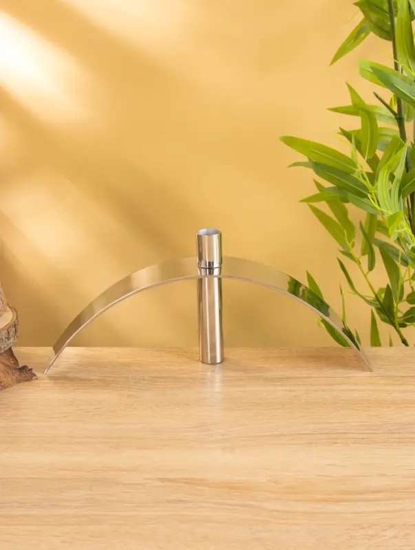 Подсвечник "Блеск" 32х6х13 см, нерж. сталь