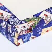 Коробка подарочная новогодняя складная с окном &laquo;Новогодняя посылка синяя&raquo;15&times;15&times;4 см