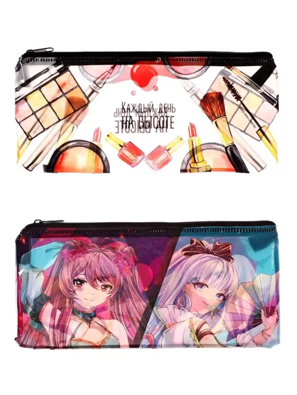 Пенал школьный &laquo;Фрукты&raquo;, на молнии, МИКС