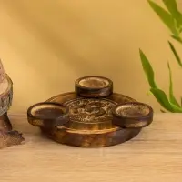 Подставка под благовония "Ом" дерево 16,5 см