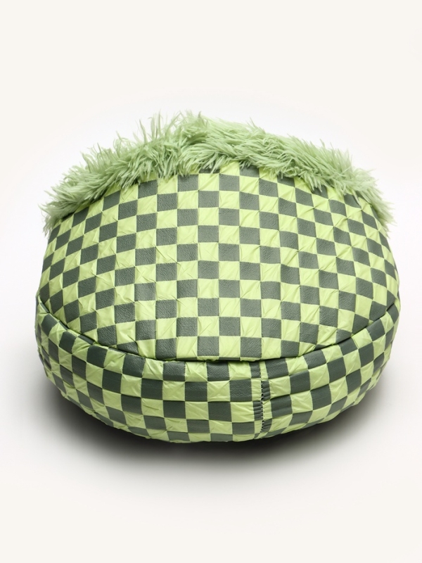 Лежанка для животных "Кокон", 40*40 см, зелёная