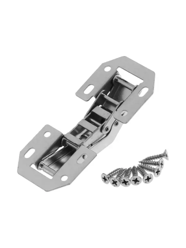 Петля мебельная ТУНДРА, накладная, универсальная, без врезки, набор 4 шт