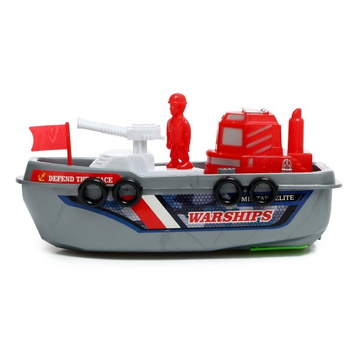 Катер &laquo;Патруль&raquo;, работает от батареек