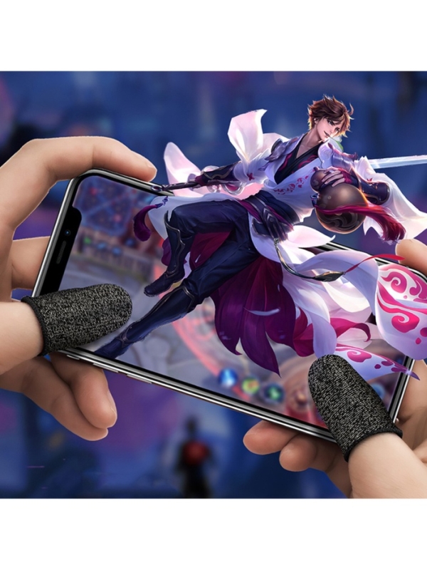 Напальчники для игр на смартфоне Hoco GM4, с защитой от пота, 10 шт., черные