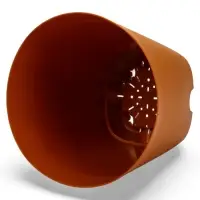 Кашпо с прикорневым поливом 8 л D-24см, H-25см карамель "Гранд"