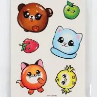 Наклейки &laquo;Зверята&raquo;, 8&times;11 см