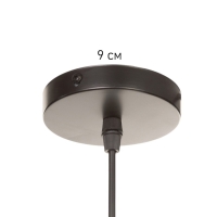 Светильник William 1х40Вт Е27 пр-1м черный 40х40х35см