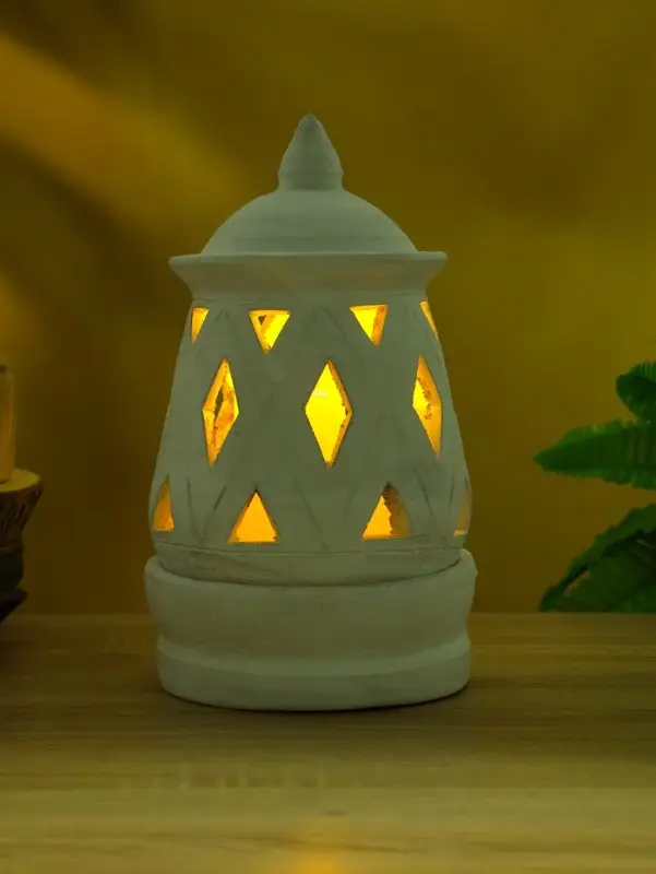 Подсвечник терракота "Фонарь" 16х16х28 см