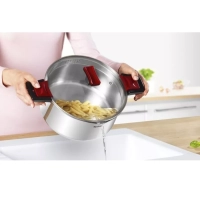 Кастрюля со стеклянной крышкой Cook&Clip 20 см, 2,9 л