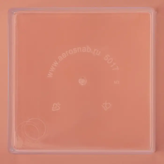 Форма пластиковая одноразовая для фуршета &laquo;Куб&raquo;, 60 мл, прозрачная