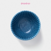 Соусник Доляна &laquo;Коралл&raquo;, 110 мл, фарфор, синий