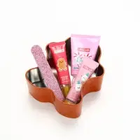 Новогодний подарочный набор косметики: крем для рук, бальзам для губ, пилочка для ногтей, URAL LAB