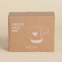 Кружка SL Home "Сердце", 520 мл, 13,5х9,6х9,8 см.