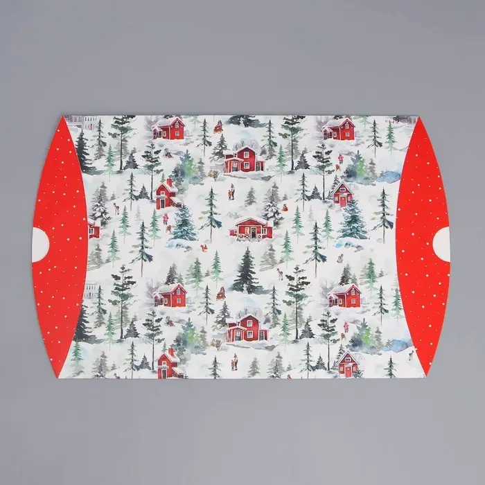 Коробка новогодняя складная фигурная &laquo;Поздравляю с Новым годом!&raquo;, 26 х 19 х 4 см