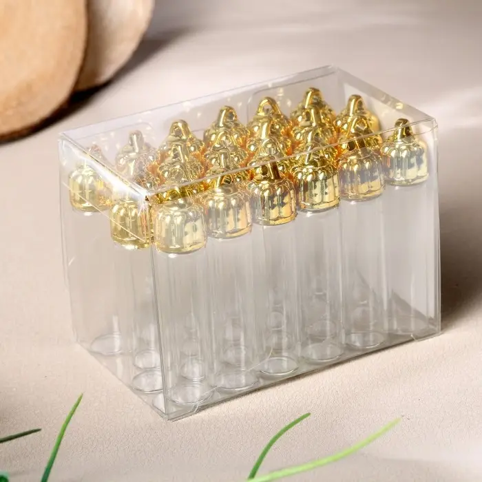 Основа для творчества и декора &laquo;Бутылочка с подвесом на крышке&raquo;, 6 мл, цвет золото