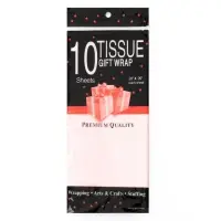 Бумага тишью &laquo;Жемчужная&raquo;, розовый, 50 х 66 см