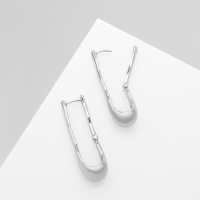 Серьги металл &laquo;Богема&raquo; бриз, цвет серебро