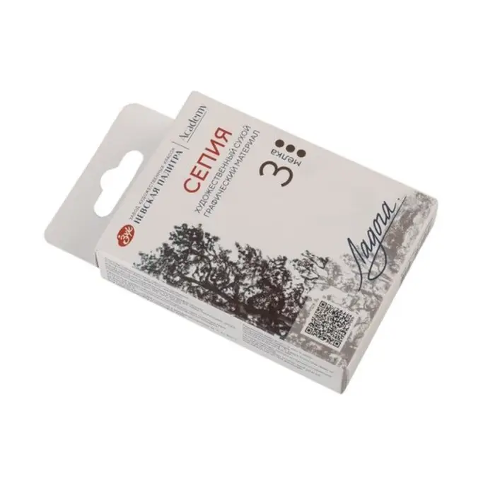 Сепия ЗХК "Ладога", 3 штуки, в картонной коробке