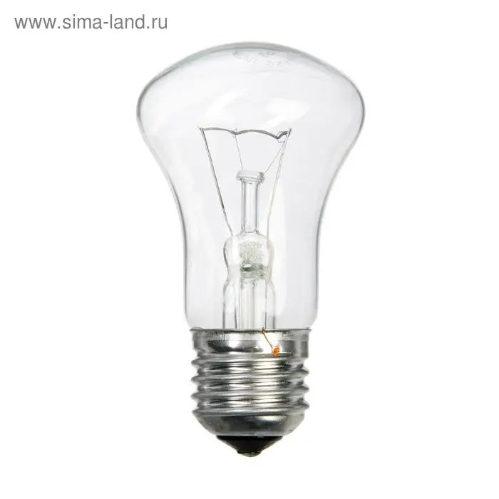 Лампа накаливания "Лисма", Б, Е27, 95 Вт, 230 В