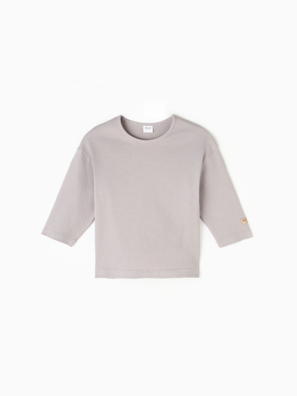 Лонгслив для мальчика MINAKU, цвет серый, рост 140 см Лонгслив для мальчика MINAKU, цвет серый, рост 140 см