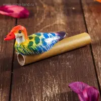 Сувенирный музыкальный инструмент &laquo;Свисток птичка&raquo;, 13&times;3&times;5 см, МИКС