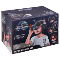 Шлем полицейского &laquo;Супер агент&raquo;, световые и звуковые эффекты, работает от батареек