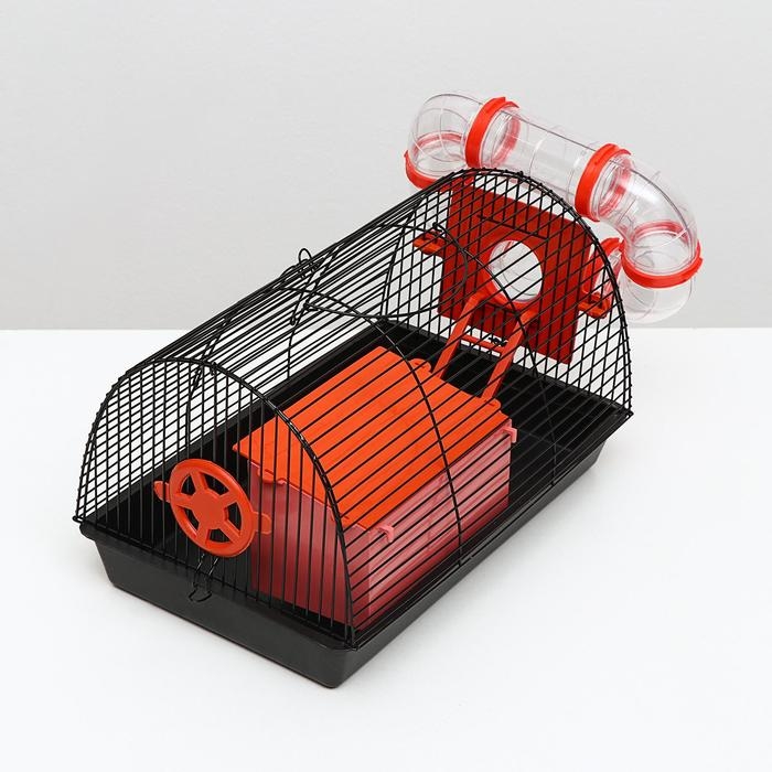 Клетка для грызунов Клетка для грызунов "Саквояж", малая, с лабиринтом, 40 х 25 х 21 см, микс цветов