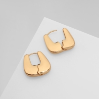 Серьги металл &laquo;Богема&raquo; вестница, цвет золото