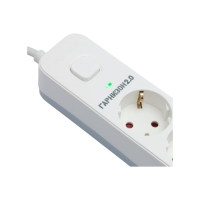 Сетевой фильтр Гарнизон 2.0 Мультипорт EPS-4-U3-W-2, 4 р, 10А, 3xUSB, 2м, ур.защиты 2+, белы 1034186