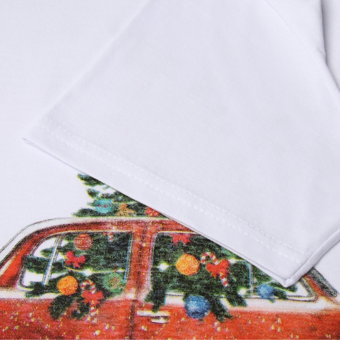 Комплект (футболка,брюки) домашний женский, цвет белый/красная клетка, размер