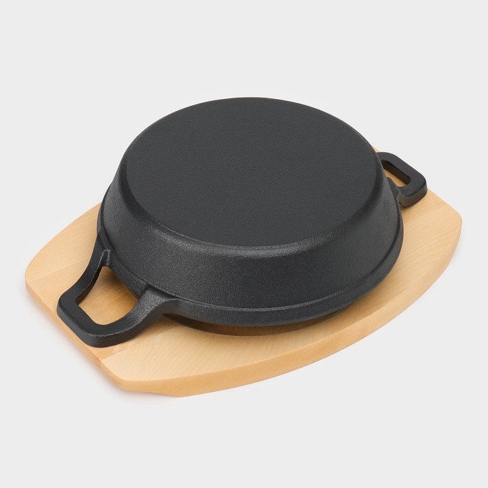 Сковорода чугунная Magma &laquo;Далат&raquo;, 25&times;18&times;4 см