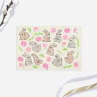 Переводные картинки для украшения яиц &laquo;Нежность&raquo; на пасху, 15 х 10 см.