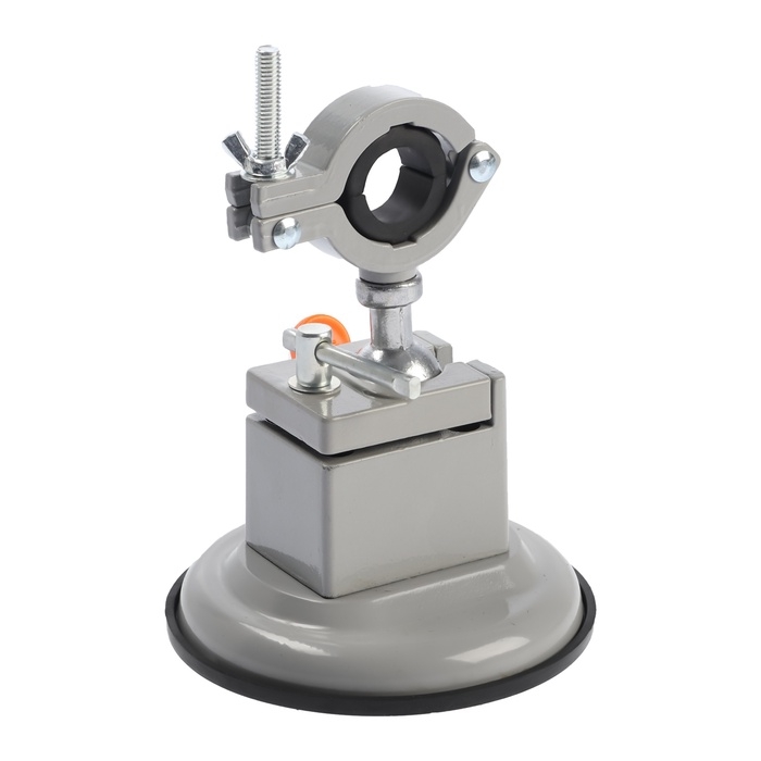 Стойка для дрели ТУНДРА, крепление на присоске, поворотная на 360&deg;, d=60 мм, высота 185 мм   1070214