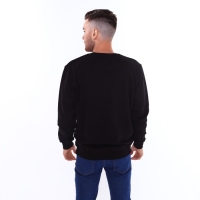 Свитшот мужской, цвет чёрный/принт МИКС, размер 50 (XL) Свитшот мужской, цвет чёрный/принт МИКС, размер 50 (XL)