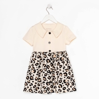 Платье детское на пуговках KAFTAN "Trendy" р.30 (98-104) Платье детское на пуговках KAFTAN "Trendy" р.30 (98-104)