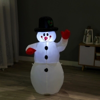 Надувная фигура "Снеговик" светится, 120 см Надувная фигура "Снеговик" светится, 120 см