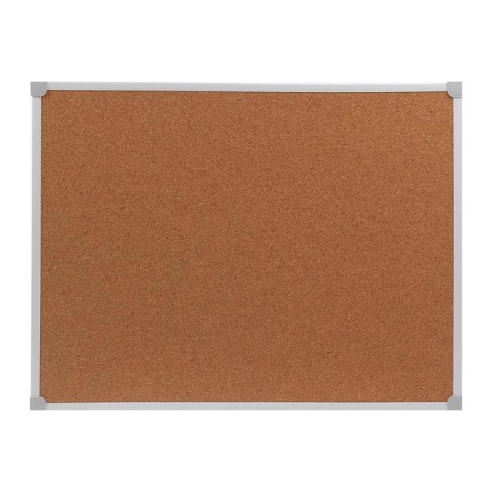 Доска пробковая А2, 45х60 см, Calligrata, в ПВХ рамке белого цвета Доска пробковая А2, 45х60 см, Calligrata, в ПВХ рамке белого цвета