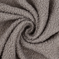 Лоскут мех &laquo;Барашек&raquo;, 50 &times; 50 см, 500 г/м, цвет серый №7