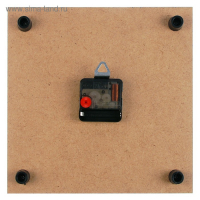 Часы настенные: Цветы,  бесшумные, 25 х 25 см