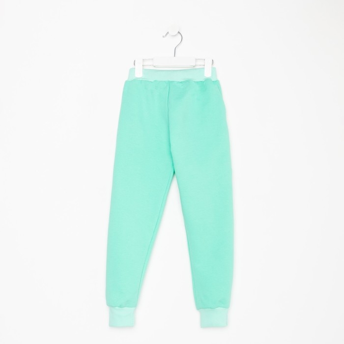 Брюки для девочки, цвет бирюзовый, рост 164