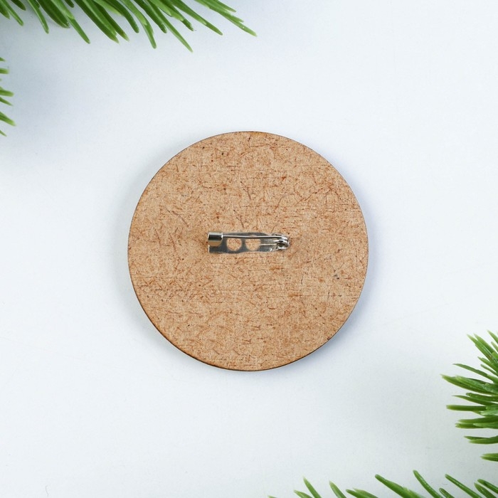 Подарочный набор новогодний, блокнот,карандаши ч/г 2 шт и значок &laquo;Котик&raquo;