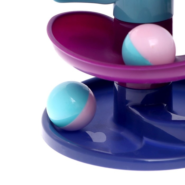 Развивающая пирамидка &laquo;Попади в корзину&raquo;, 6 элементов, цвет МИКС