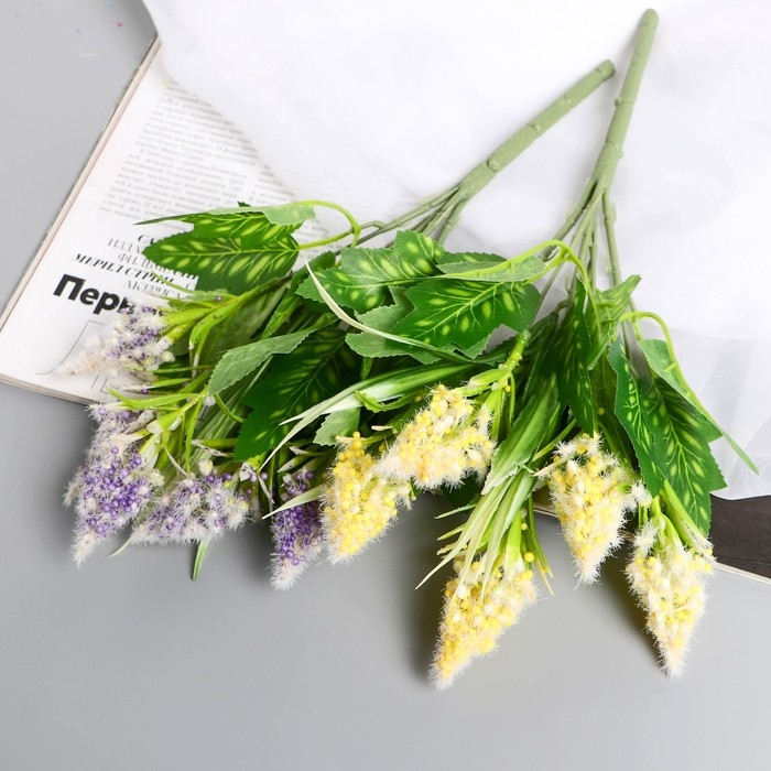 Букет Букет "Пушица мимоза" 30 см, микс