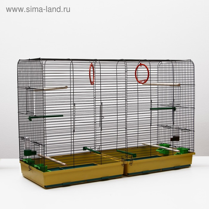 Клетка пролётная 4 яруса, 100 х 37 х 65 см, микс цветов Клетка пролётная 4 яруса, 100 х 37 х 65 см, микс цветов