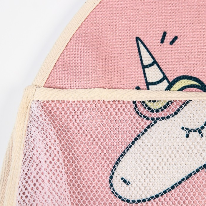 Сетка для хранения игрушек в ванной с петелькой &laquo;Единорог&raquo;