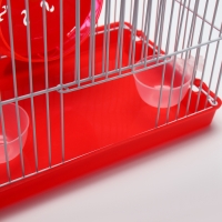 Клетка для грызунов укомплектованная RT-2q, 22 х 16 х 20 см, красная (фасовка 30 шт) Клетка для грызунов укомплектованная RT-2q, 22 х 16 х 20 см, красная (фасовка 30 шт)