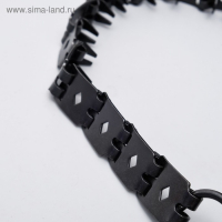 Ошейник строгий пластинчатый вороненый, 55 х 2,3см Ошейник строгий пластинчатый вороненый, 55 х 2,3см