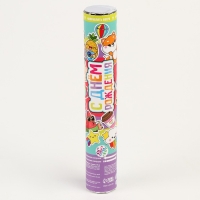 Хлопушка пневматическая "С Днём Рождения",стикера, 30см Хлопушка пневматическая "С Днём Рождения",стикера, 30см