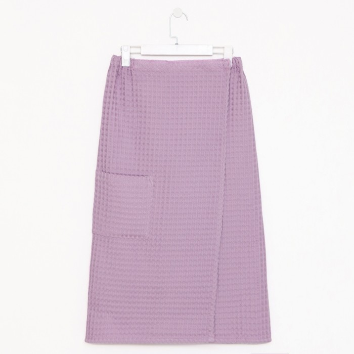 Парео вафельное банное Этель Парео вафельное банное Этель "Boho" 80*145 см. цв. сиреневый, 100% хл, 290 г/м2